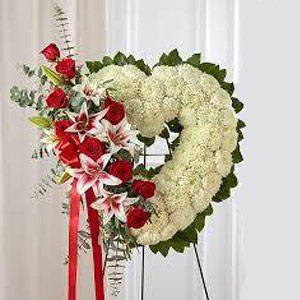 Boonton Florist | Rose Lily Heart