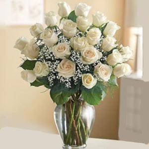 Boonton Florist | 24 White Roses