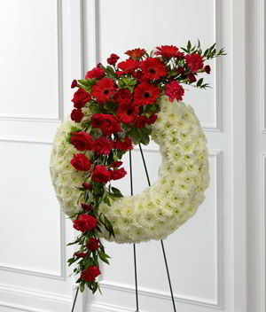 Boonton Florist | Rose Gerber Wreath