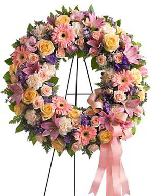 Boonton Florist | Pastel Wreath