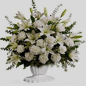 Boonton Florist | All White Sympathy